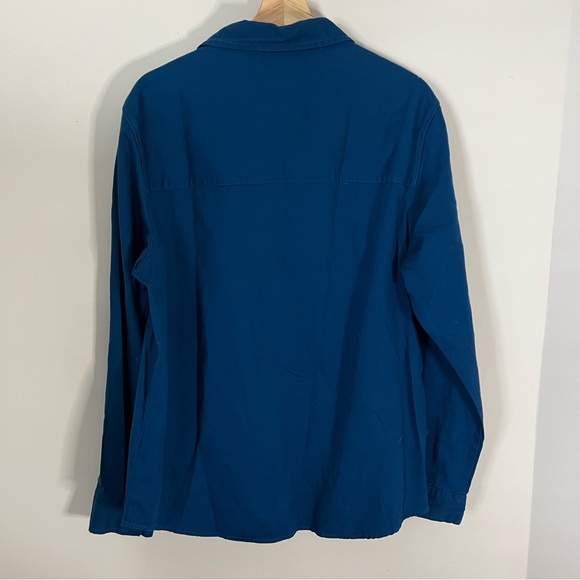 True Religion Soft Navy Snap Button Men’s Shirt Medium - Picture 4 of 4